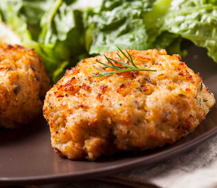 Crab cakes: Deliciously and Quintessentially