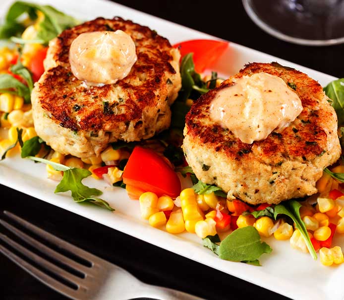 Crab cakes: Deliciously and Quintessentially